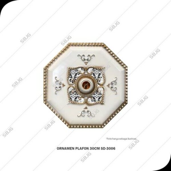 ORNAMEN PLAFON 30CM SD-3006